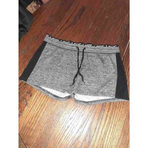 Small Rue 21 Athletic Running Sports Gym Shorts Grey Black White